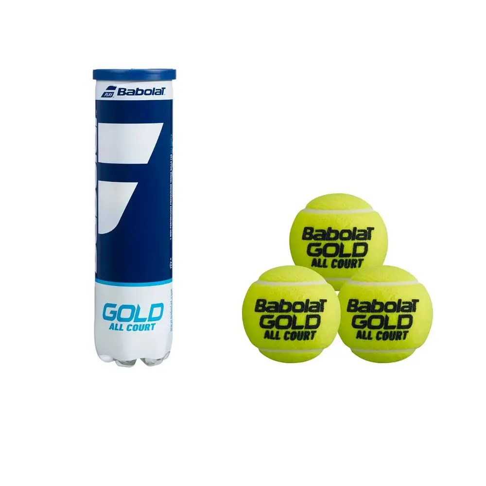 Pelota de tenis Babolat Gold All Court x3