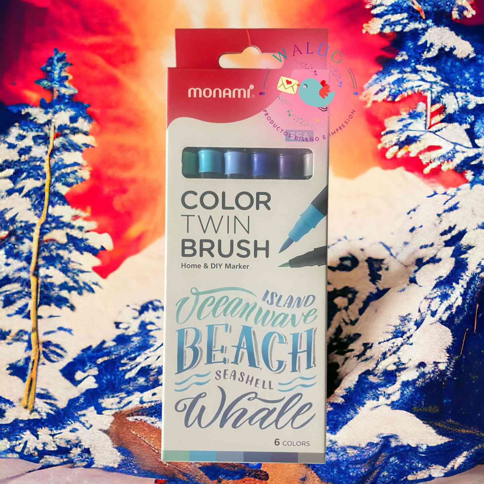 Brush pencs Monami Sea