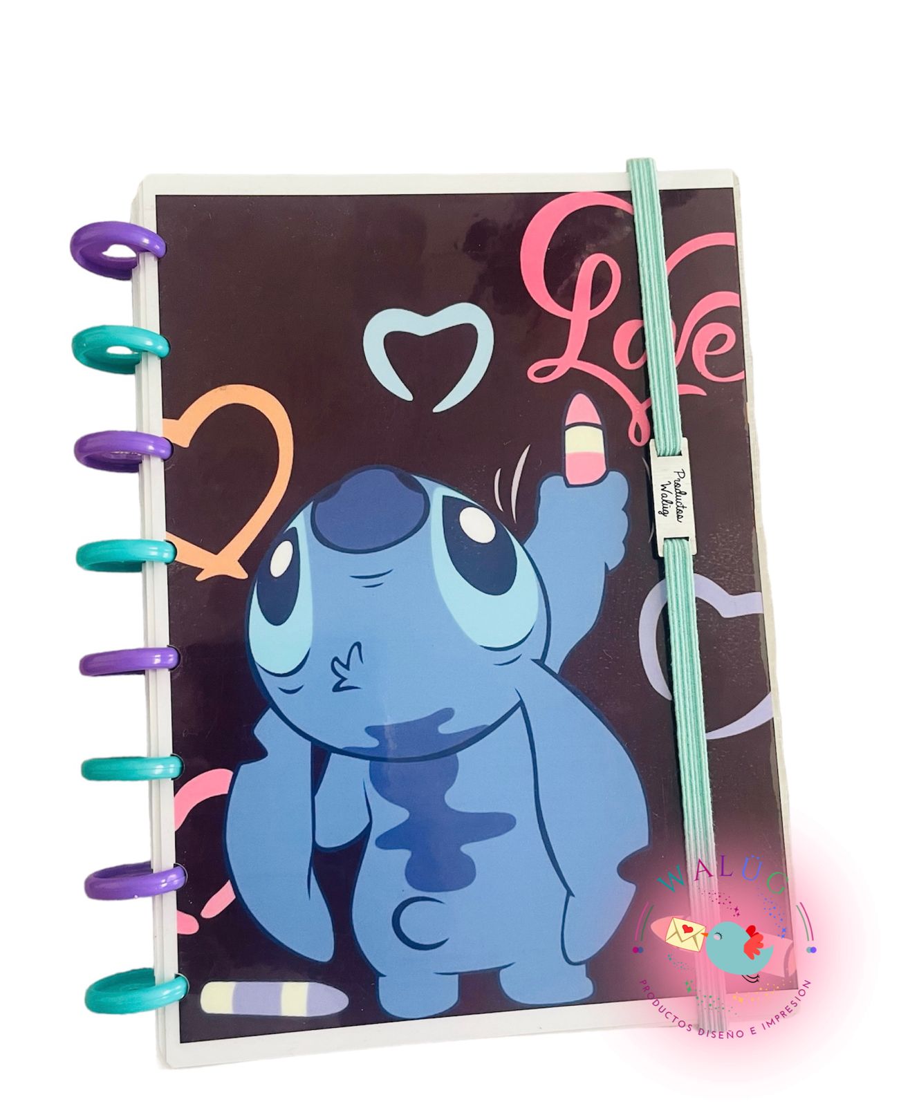 Cuaderno discos Stitch